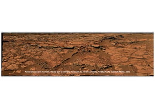 Panorama du sol martien réalisé par le caméra Mastcam du rover Curiosity. © NASA/JPL Caltech/MSSS, 2013 
