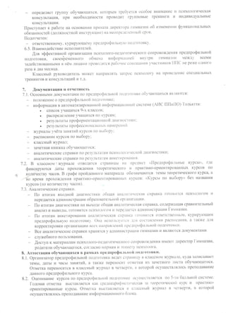 Предпрофильная подготовка