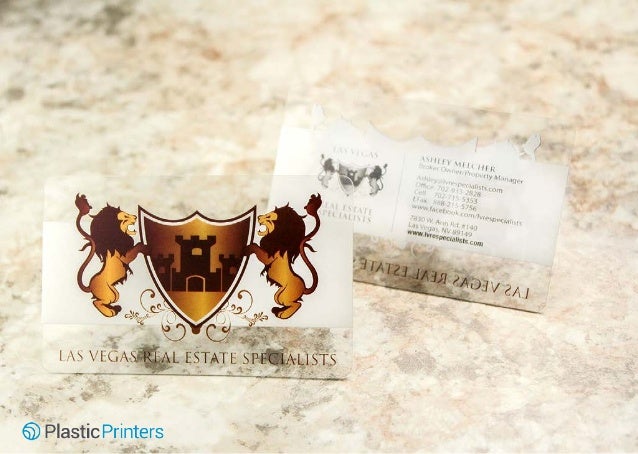 50 Unique Plastic Business Cards