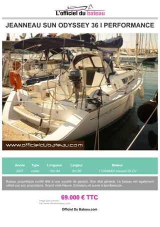 TRAWLER KONGHALVORSEN ISLAND GIPSY 49
Année Type Longueur Largeur Moteur
1990 Bateau à moteur 14m 96 4m 55 2 CATERPILAR 375 CV
TRAWLER de prestige idéal pour la vie à bord avec ses 2 cabines ,2 salles eau, et ses 2 terrasses,
pour du charter de luxe.2X375 CV TD CATERPILAR(2250H),groupe électrogène 16KW,chargeur
batteries,pilote auto ROBERTSON,radar FURUNO,lecteur de cartes GARMIN,vhf+ASN,sondeur
RAYMAR...
119.000 € TTC
Tel: 04_42_81_16_02
 