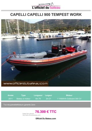 selva 650 ds
Année Type Longueur Largeur Moteur
2013 semi-rigide 6m 58 2m 65 1 selva 115 xrs 115 CV
nouveau selva grand bain de soleil arriere comb gps traceur sondeur + vhf remorque neuf bimini
valeur neuf 38000€
33.000 € TTC
Tel: 0468755348
Officiel Du Bateau.com
 