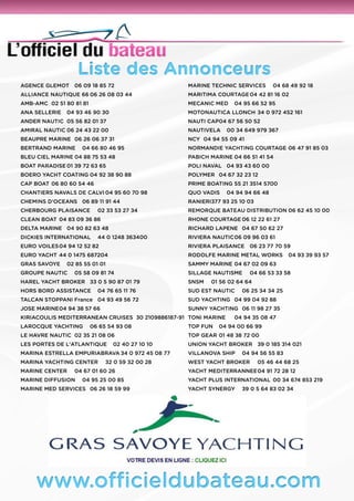 Catégorie 3
Année Type Longueur Largeur Moteur
Place de port 12m 0 3m 55 CV
Idéalement située et bien abritée
100.000 € TTC
Tel: 06_09_18_85_72
Officiel Du Bateau.com
 