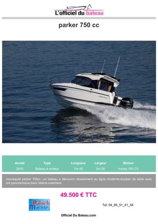 Mano Marine IM35
Volvo Penta IPS D4 300 CV
159000€
 