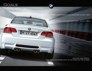 BMW creative brief