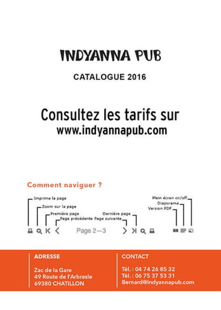 Indyanna pub Catalogue