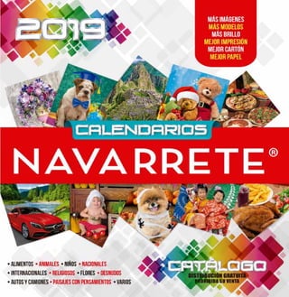 Catálogo Calendarios Navarrete 2019