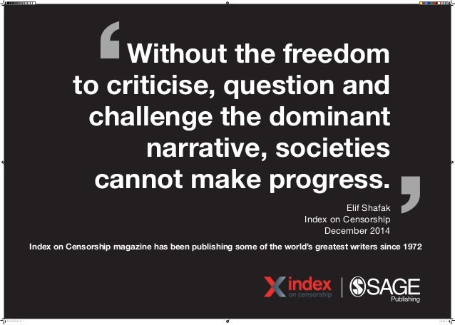 Quotes On Freedom Of Expression From Index On Censorship