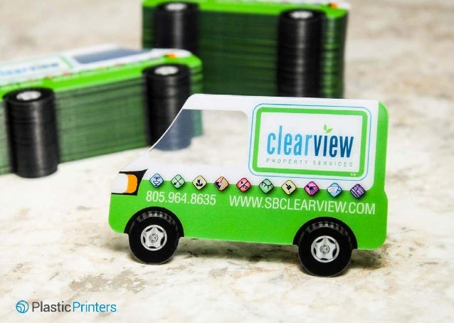 custom plastic business cards