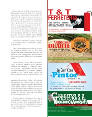 Travesia, Revista Scout del grupo 88 De SFM, RD.