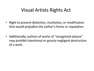Visual Mutilations Protect Your Art: Copyrights/Trademarks for Artists | PPTX