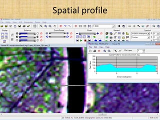 Spatial profile
 