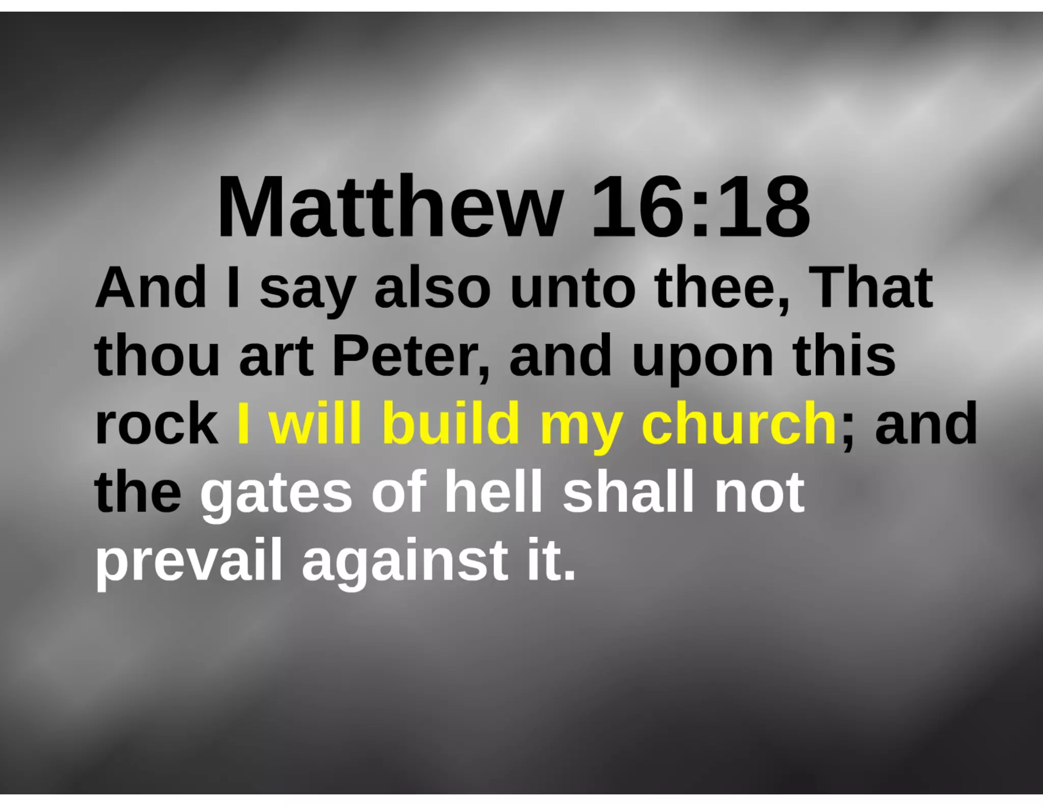 Binding the strongman