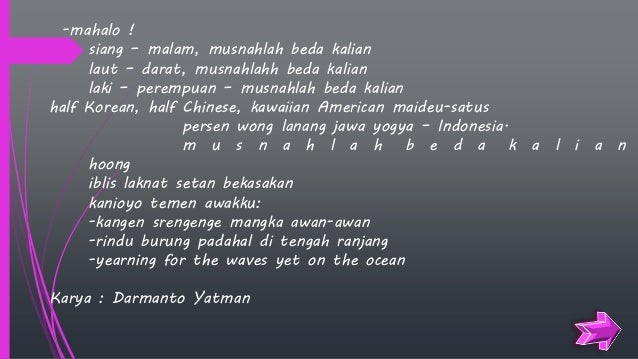 Gurindam dan Puisi Kontemporer