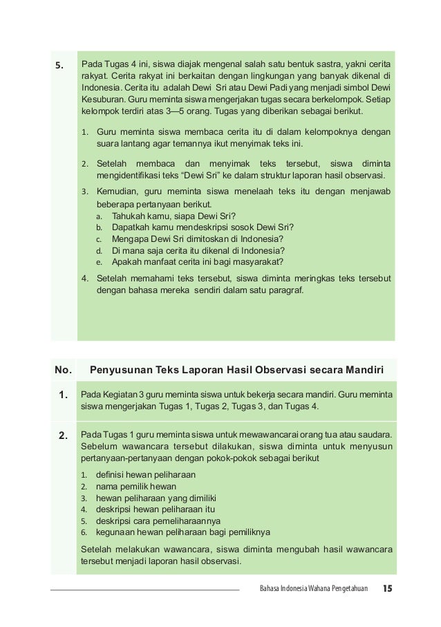Bahasa Indonesia smp 7 guru