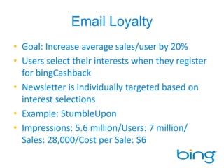 Disconnect between how bing is advertised and what   the site is actually like