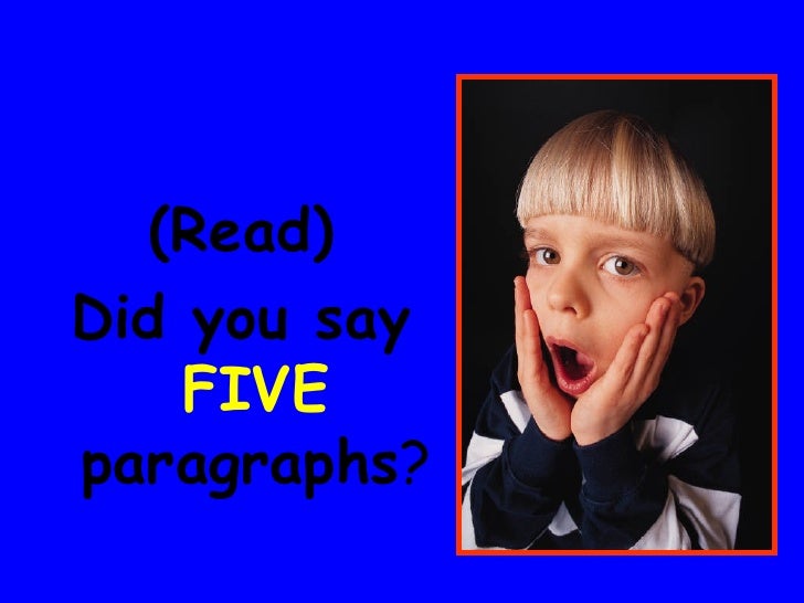Five paragraph essay bing bang bongo