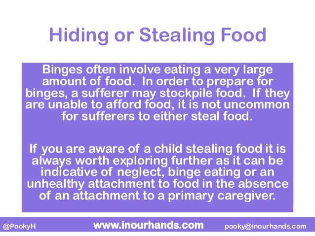Binge eating disorder warning signs