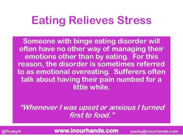 Binge eating disorder warning signs