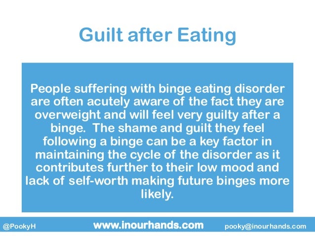 Binge eating disorder warning signs