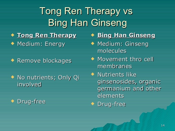 Bing Han And Tong Ren Therapy