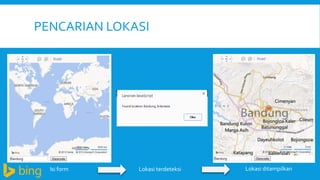 PENCARIAN LOKASI

Isi form

Lokasi terdeteksi

Lokasi ditampilkan

 