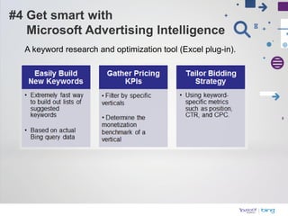 A keyword research and optimization tool (Excel plug-in).
 