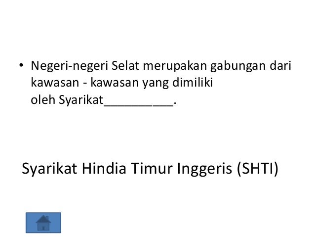 Bingo! Sejarah Negeri-negeri Selat dan Persekutuan Tanah Melayu