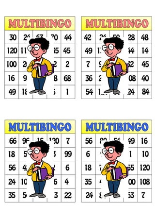 30 24 63 70 44
120 110 22 35 45
100 20 12 72 2
16 9 99 88 68
49 18 81 6 1
42 24 50 28 48
49 132 63 44 14
7 90 9 32 45
36 20 15 108 40
54 121 60 24 84
66 96 15 120 7
18 5 77 3 99
56 42 48 2 6
24 108 21 16 4
35 54 36 63 22
56 80 54 49 16
6 90 44 1 10
18 70 20 55 120
35 45 21 100 108
24 84 12 63 7
 