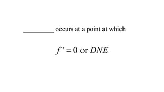 Dne Math Question AP Calculus AB Theorems and Definitions | PPTX