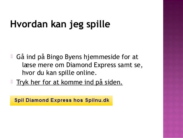 Spilleautomat diamond express