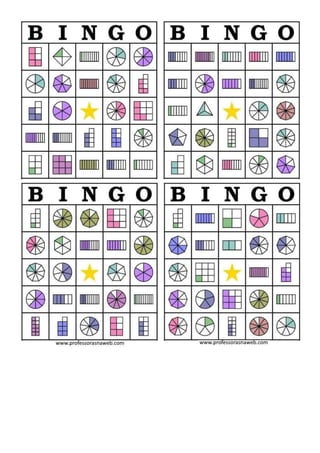 Bingo das frações