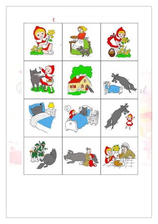 Bingo de sentença de histórias