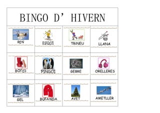 BINGO D’HIVERN
 