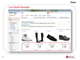 Deals

     Live Deals Example




46
 