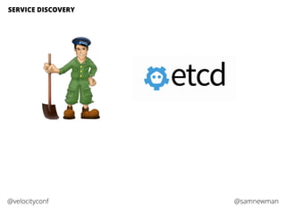 @samnewman@velocityconf
SERVICE DISCOVERY
 