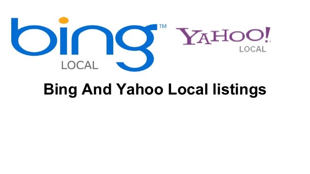 yahoo local listings