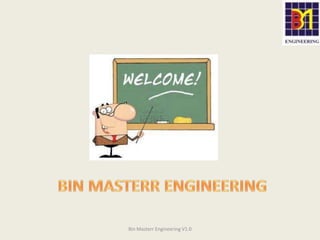Bin Masterr Engineering V1.0
 