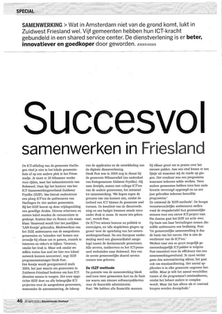 Binnenlands Bestuur Succesvol Samenwerken In Friesland