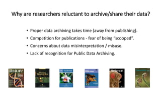 Public Data Archiving in Ecology and Evolution: How well are we doing ...