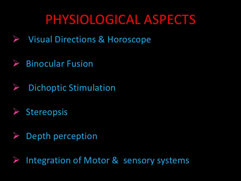 Binocular single vision ppt