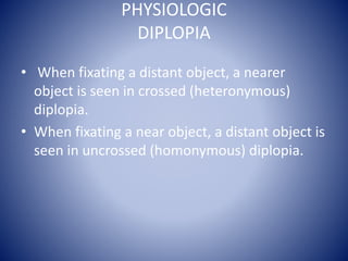 Binocular vision final | PPTX
