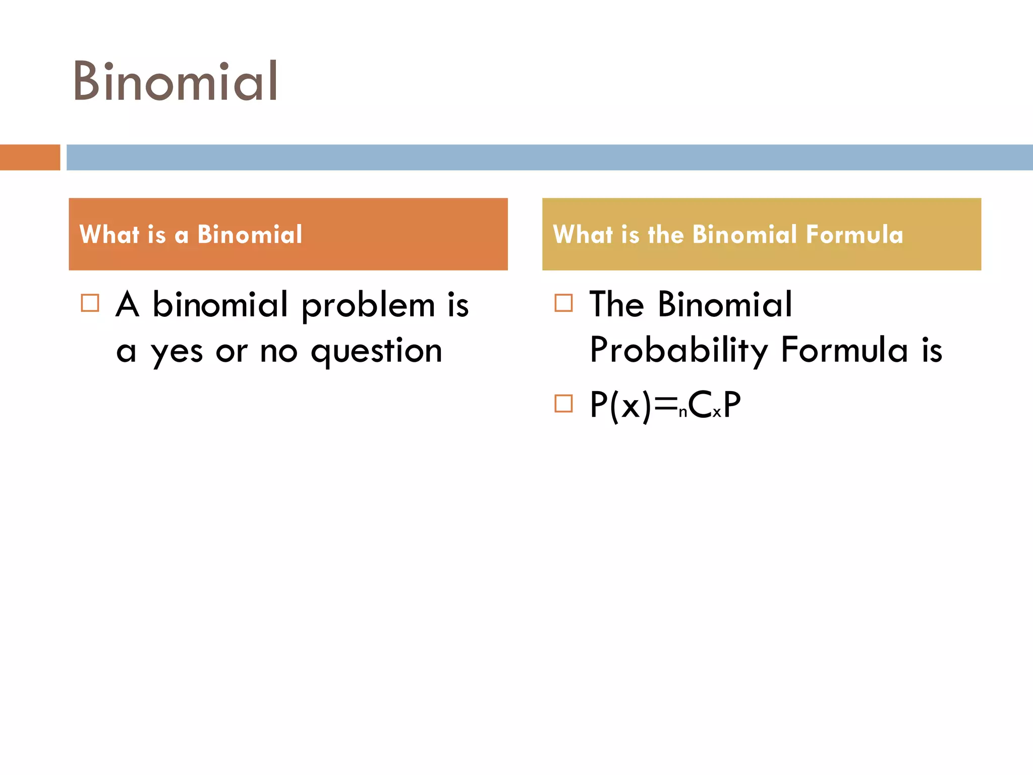 Binomial Distributions | PPT