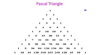 Pascal Triangle
 