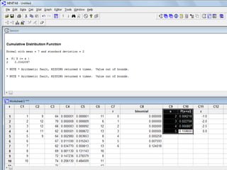 Binomial con minitab
