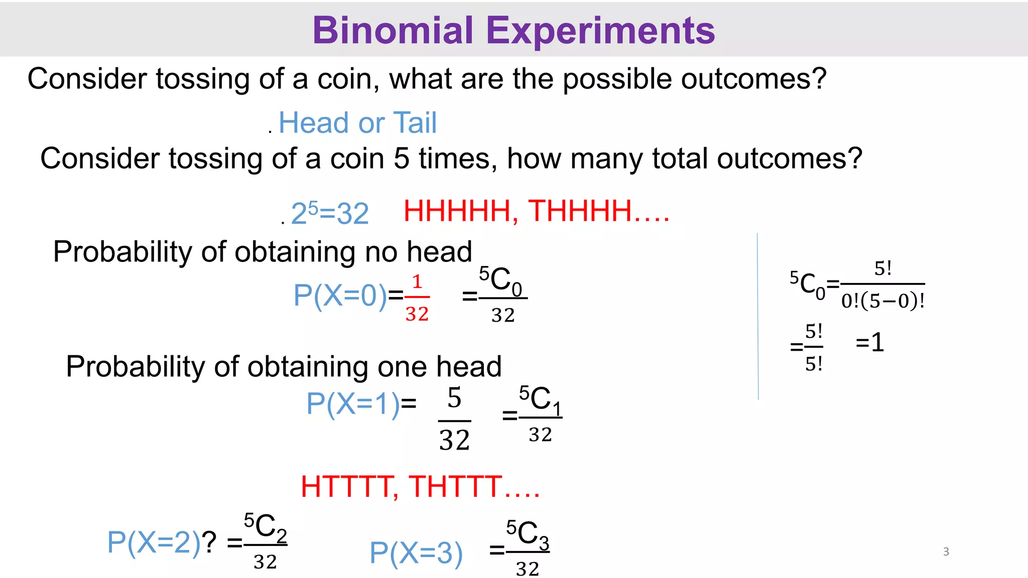 Binomial distribution | PPT