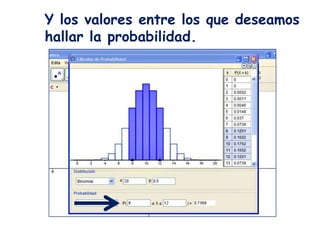Distribución binomial con GeoGebra | PPTX