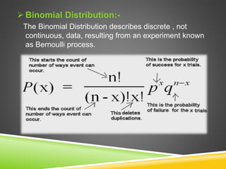 Binomial probability distribution | PPTX