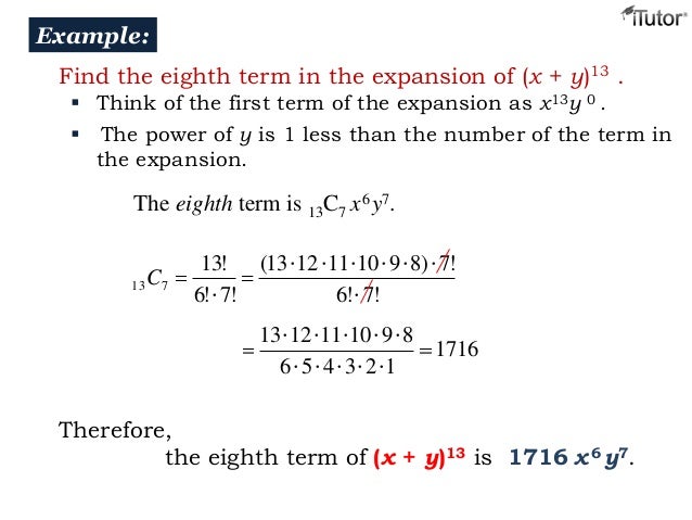 Binomial Theorem