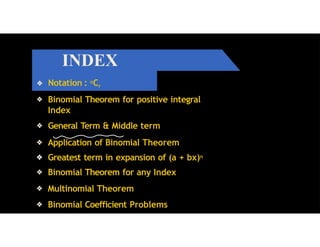 Binomial Theorem- RRR.pptx. jdjejrikdfkfifirif | PPTX