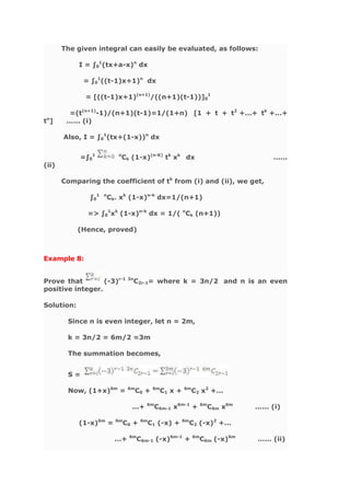 Binomial theorem for any index | DOCX